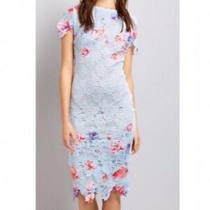 GUC Armani Exchange Paris Floral Dress (size 14)